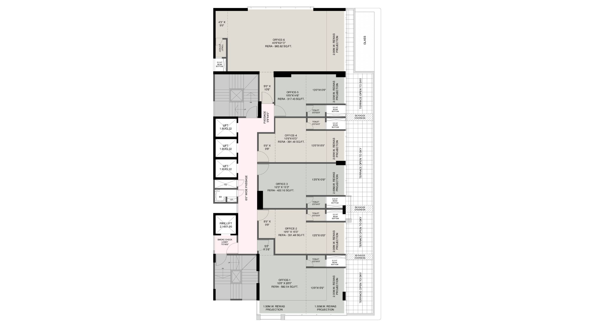 Dream-Nexus-Typical-Floor-Plan-13th-Floor