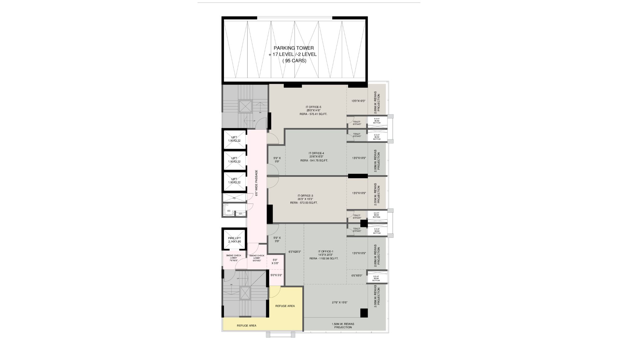 Dream-Nexus-Typical-Floor-Plan-Refuge-Floor